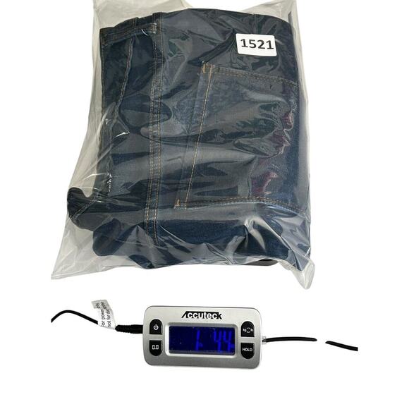 Old Navy Jeans Wmens Size 16 Long Power Slim Straight Mid Rise Stretch Denim - Picture 12 of 12